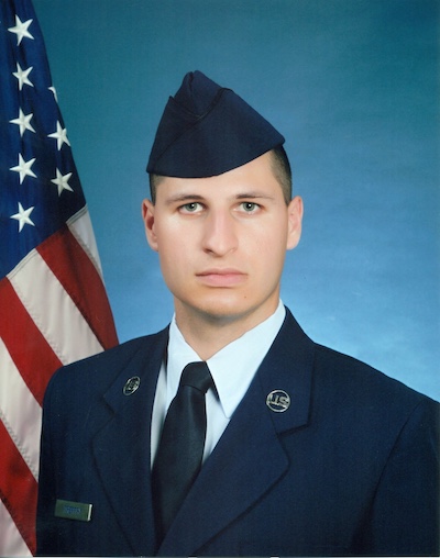 Jason Treffry in his military uniform