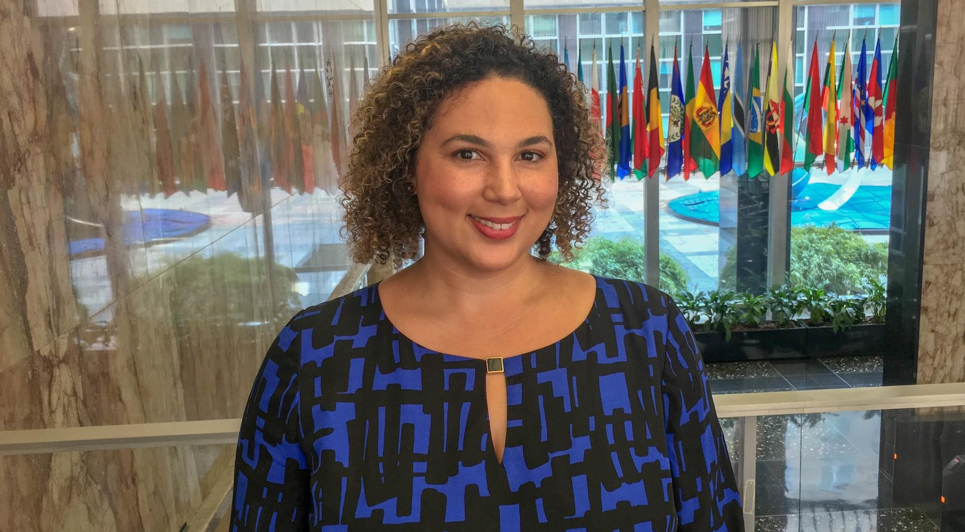 Alumna BJ McDuffie at the US State Department