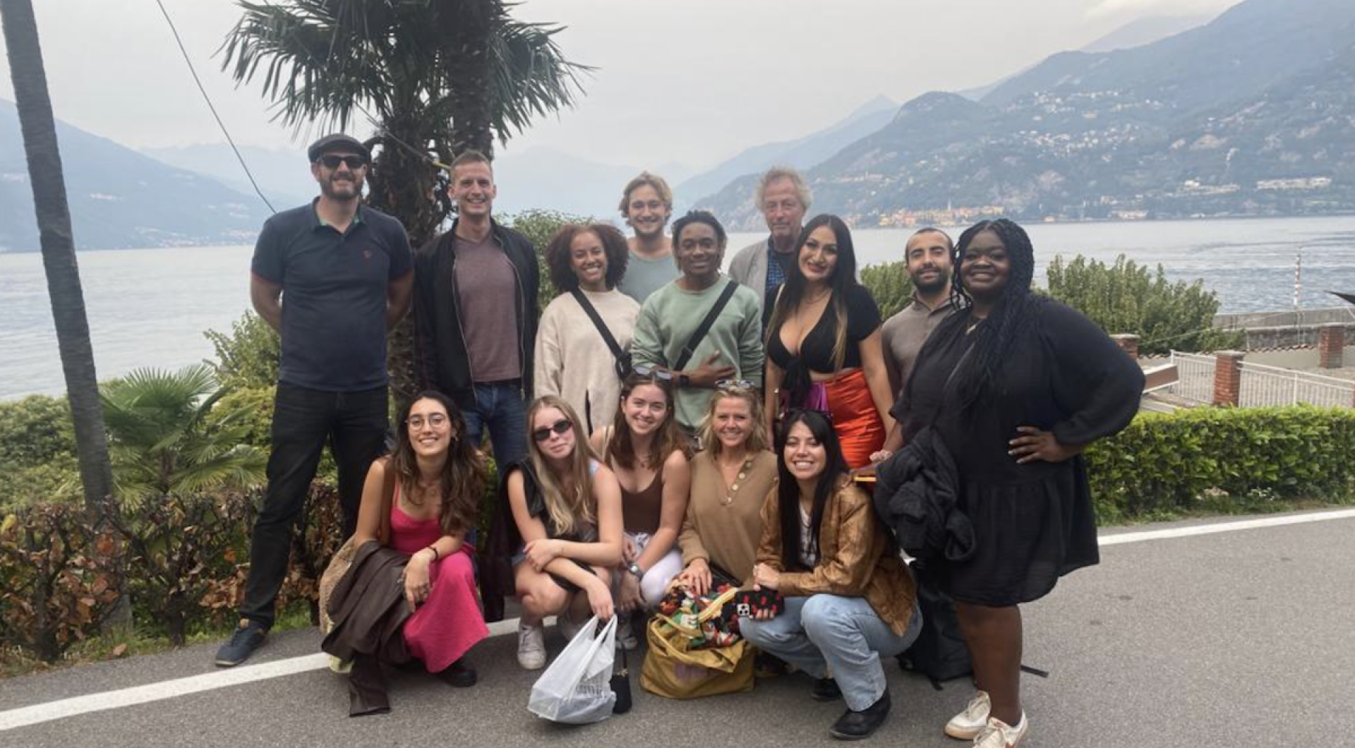 The group in Biella The group in Biella