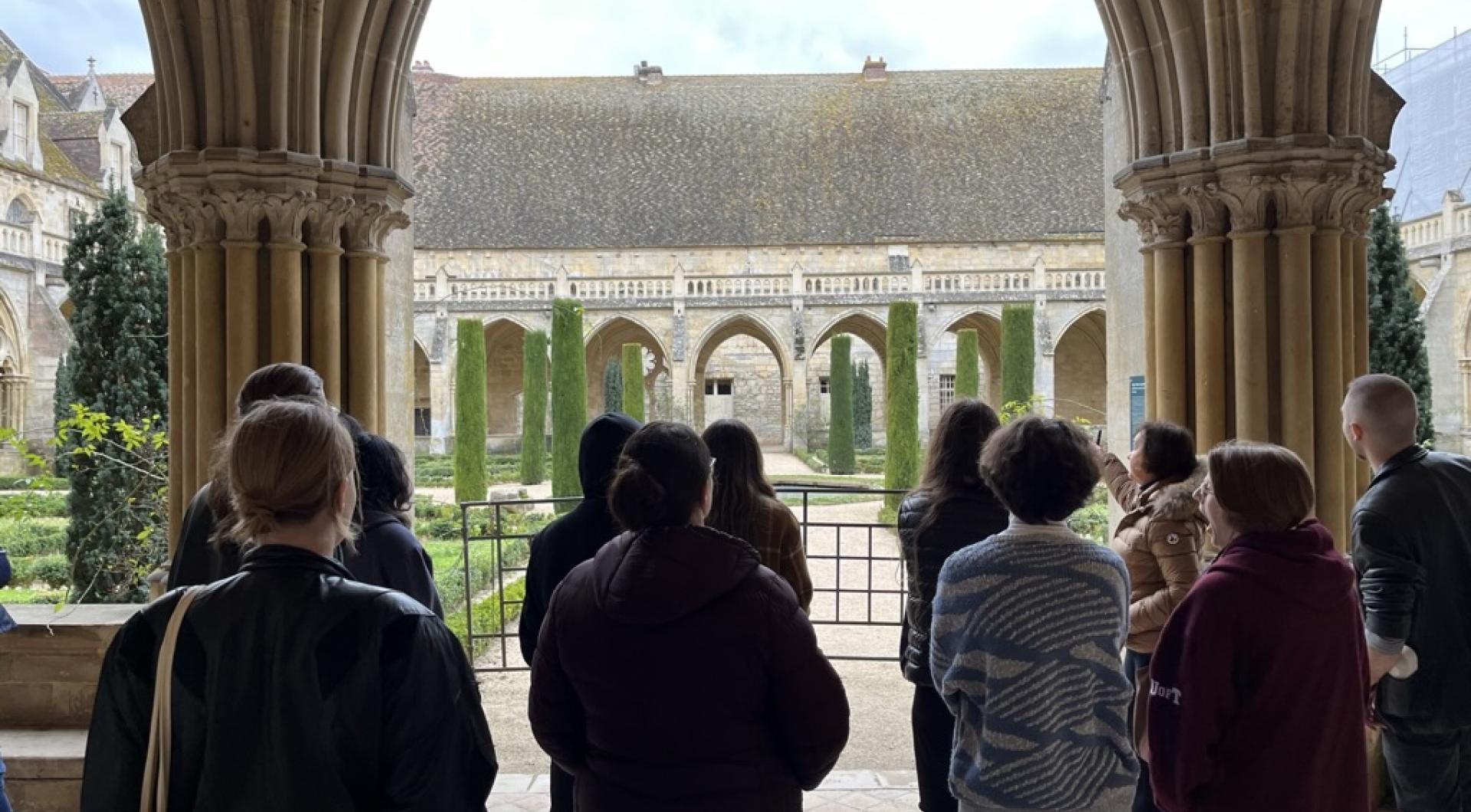 Students at Royaumont Students at Royaumont