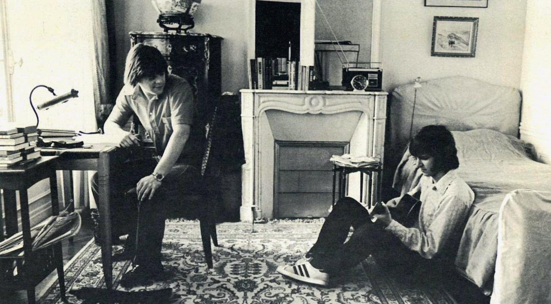 ACP students in their Parisian apartment, 1976