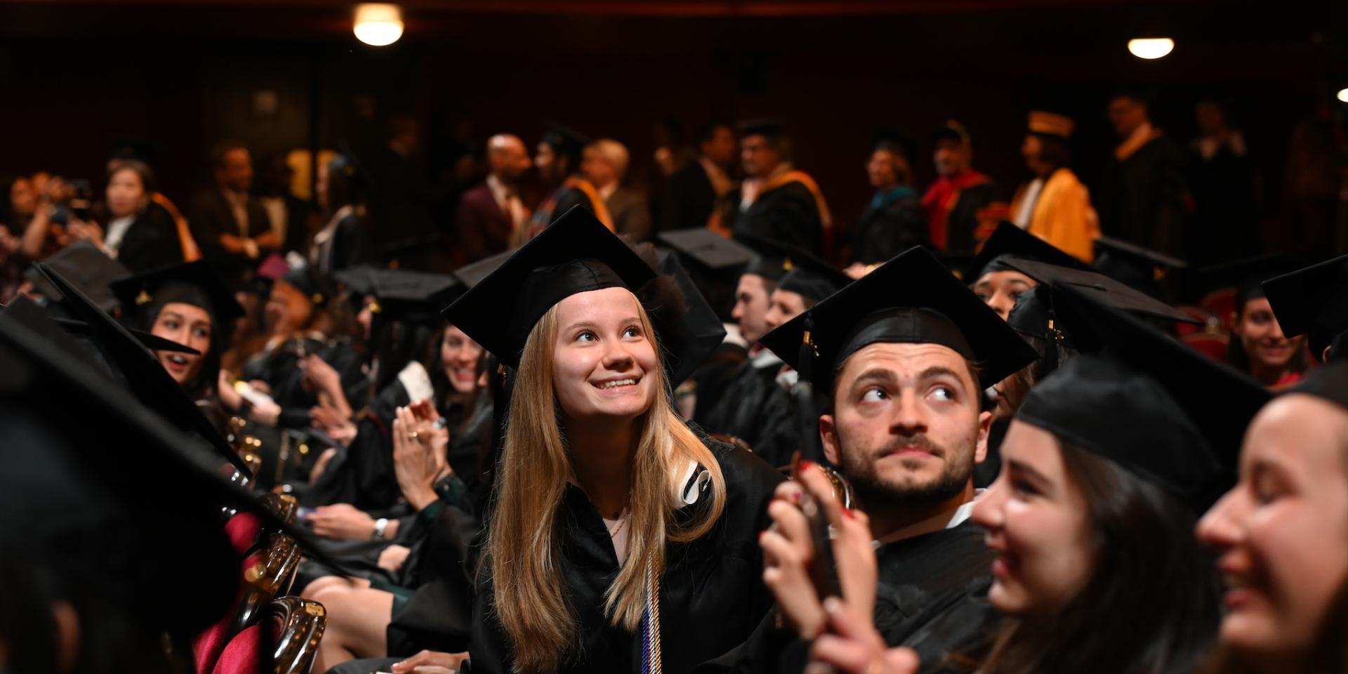 Students at Graduation