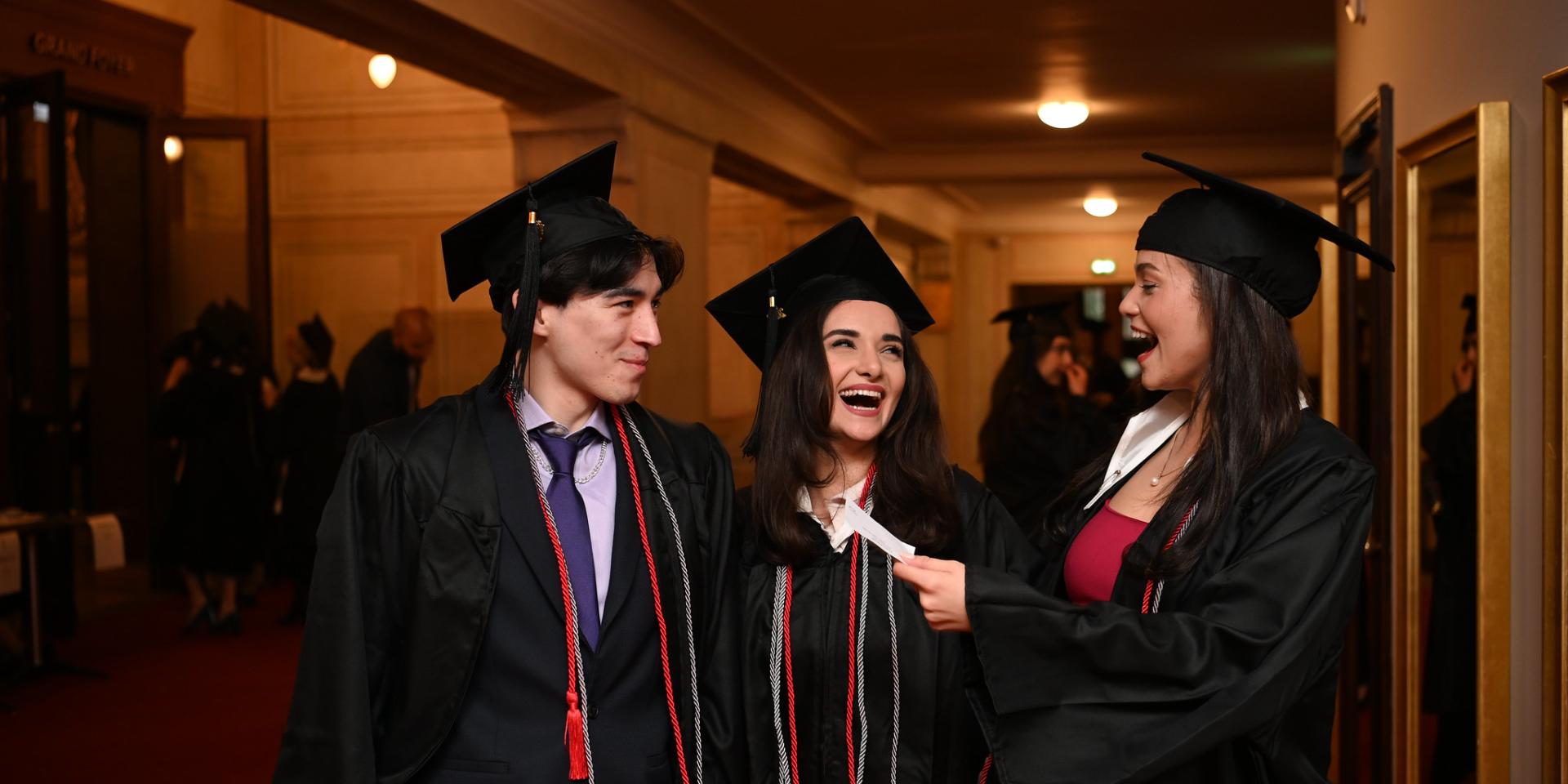 AUP Students graduating