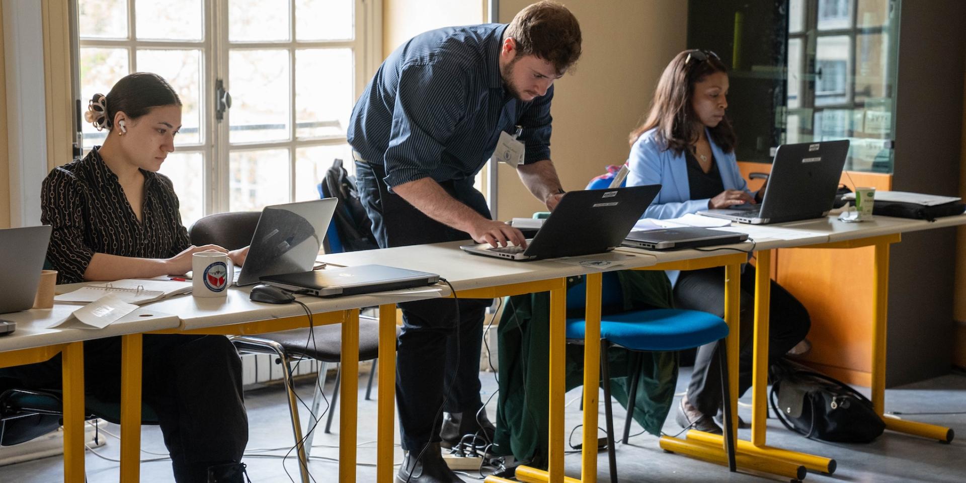 Students take part in Ecole de Guerre