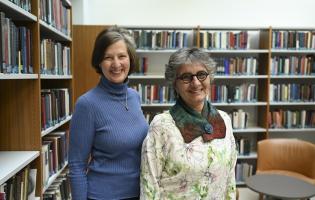 Professors Claudia Roda and Susan Perry