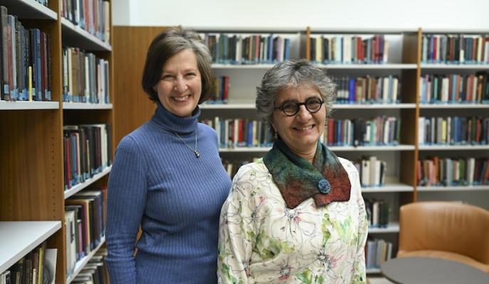 Professors Claudia Roda and Susan Perry