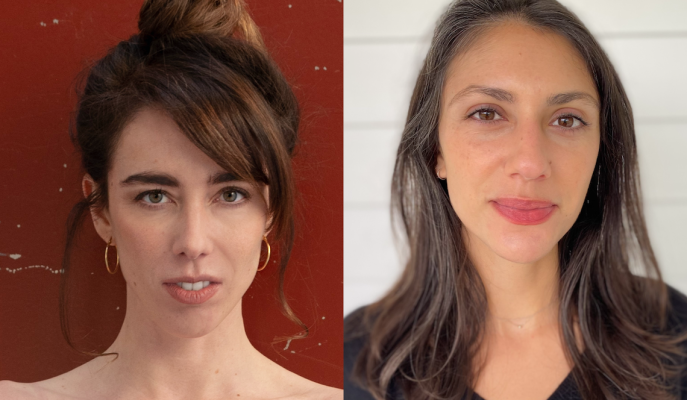 Olivia Baes (left) and Emma Ramadan (right)